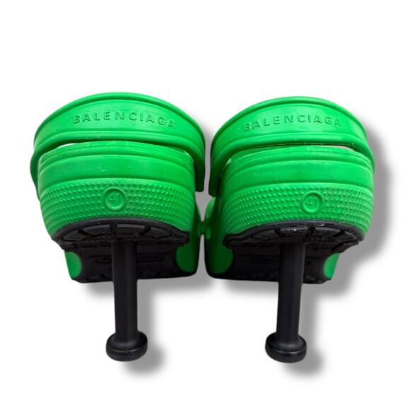 Balenciaga Rubber Crocs Madame in Grass Green sz 41 - Picture 7 of 7